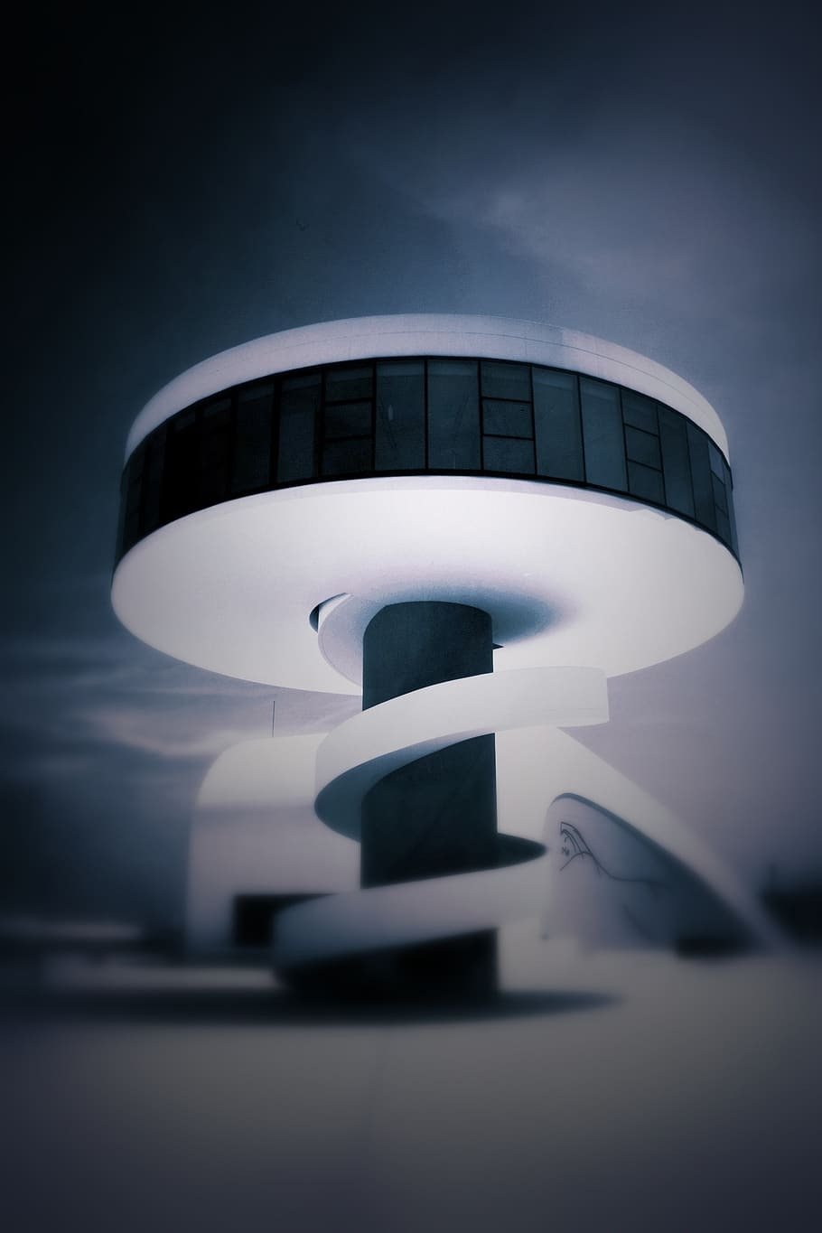 Centro Niemeyer, Avilés, Spain,Oscar Niemeyer - Architect